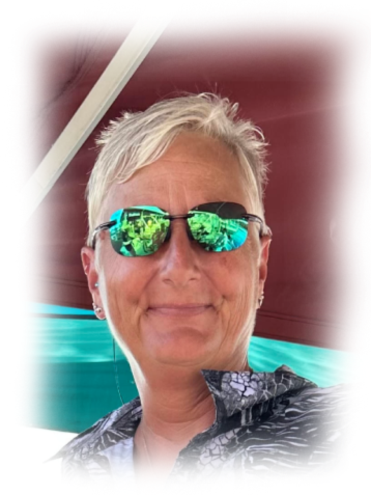 a person wearing sunglasses